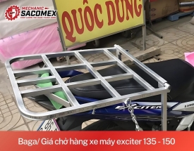 Baga/ Giá chở hàng xe máy exciter 135 - 150