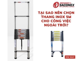 Tại sao nên chọn thang inox 5m cho công việc ngoài trời?