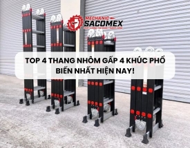 Top 4 thang nhôm gấp 4 khúc phổ biến nhất hiện nay