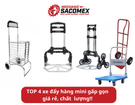 Top 4 xe đẩy hàng mini giá rẻ, chất lượng