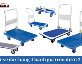 Top 5 xe đẩy hàng 4 bánh giá trên dưới 2 triệu