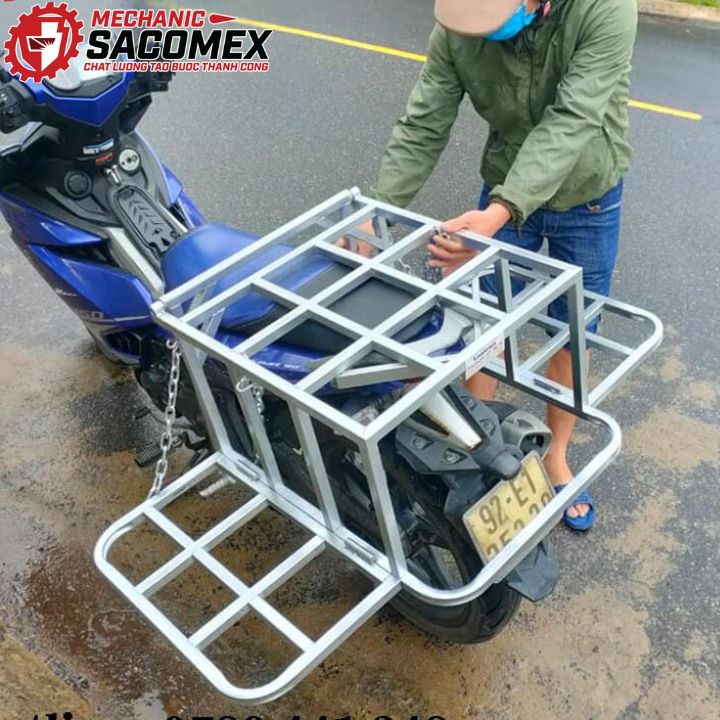Hình ảnh về baga chở hàng cho xe Honda Click