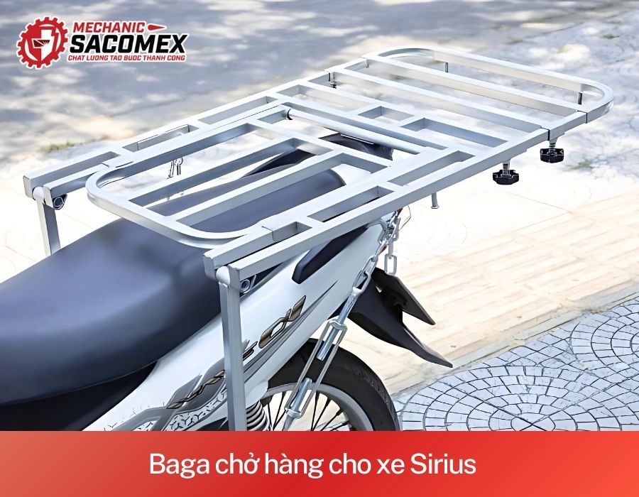 Hình ảnh baga chở hàng dành cho xe máy