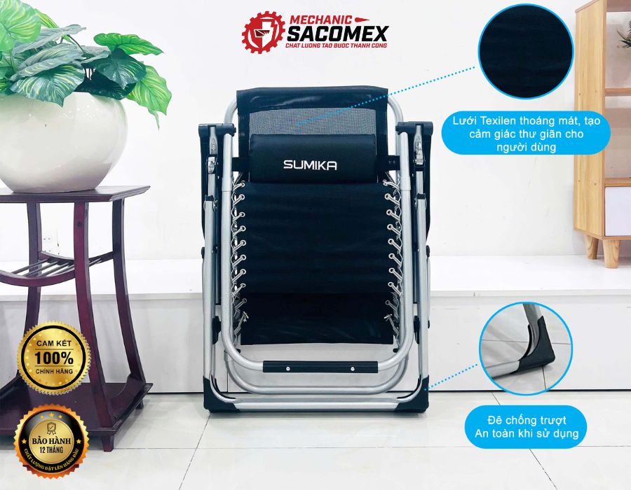Gợi ý sử dụng ghế xếp thư giãn Sumika 168 hiệu quả