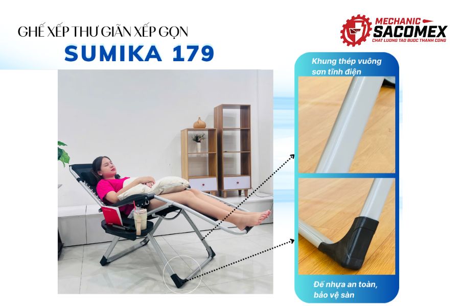 Ưu điểm nổi bật của ghế xếp thư giãn Sumika 179