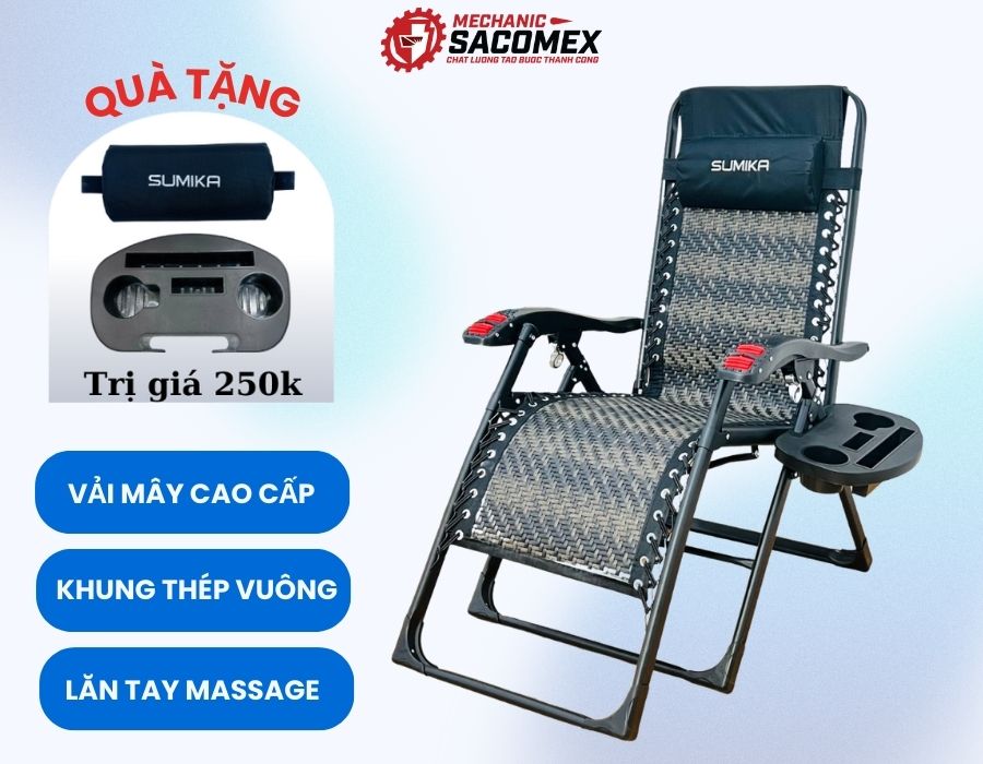 Giới thiệu ghế xếp thư giãn Sumika 636A