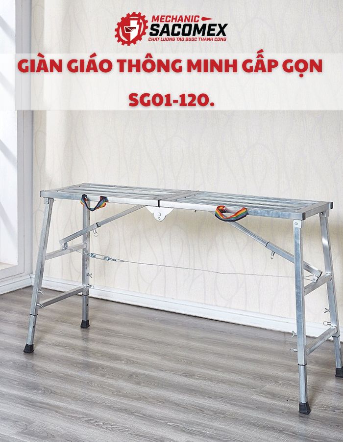 Giới thiệu giàn giáo thông minh gấp gọn SG01-120