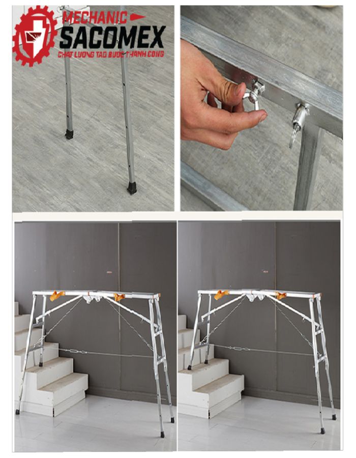 Ưu điểm nổi bật của giàn giáo thông minh gấp gọn SG01-120