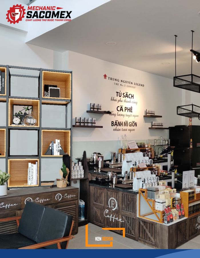 Ứng dụng thực tế của kệ trưng bày ô vuông STB01