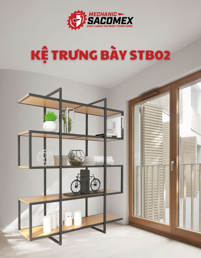 Giới thiệu kệ trưng bày STB02