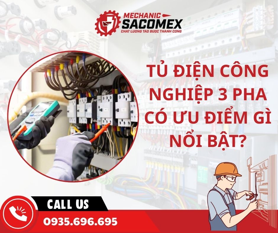 Ưu điểm của tủ điện công nghiệp 3 pha