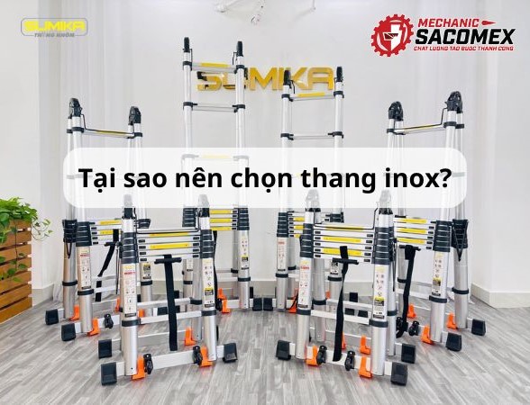 Tại sao nên chọn thang inox?