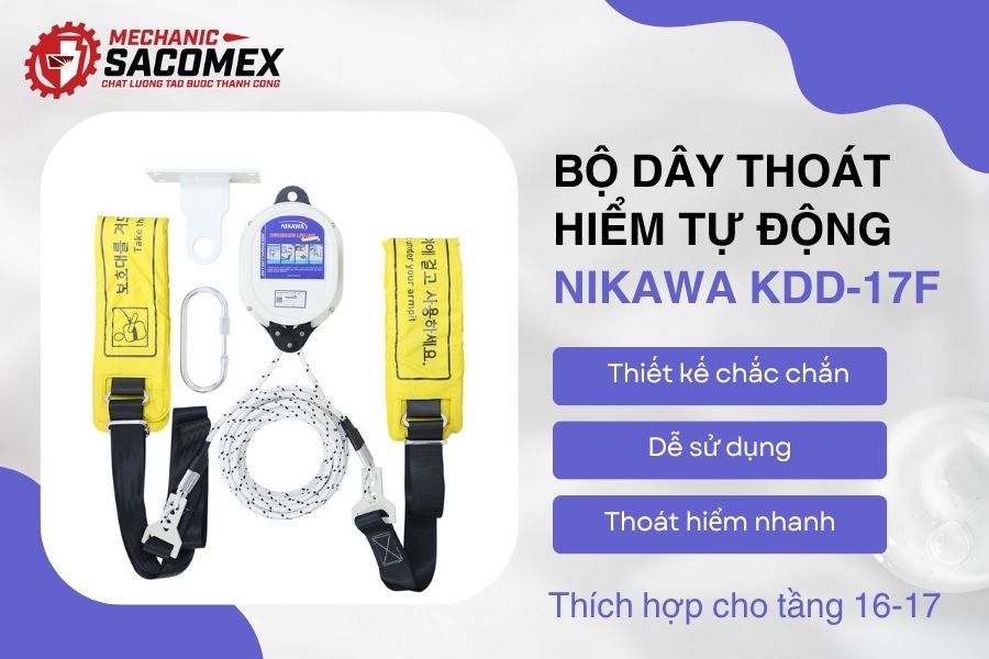 Ưu điểm nổi bật của bộ dây thoát hiểm tự động Nikawa KDD-17F