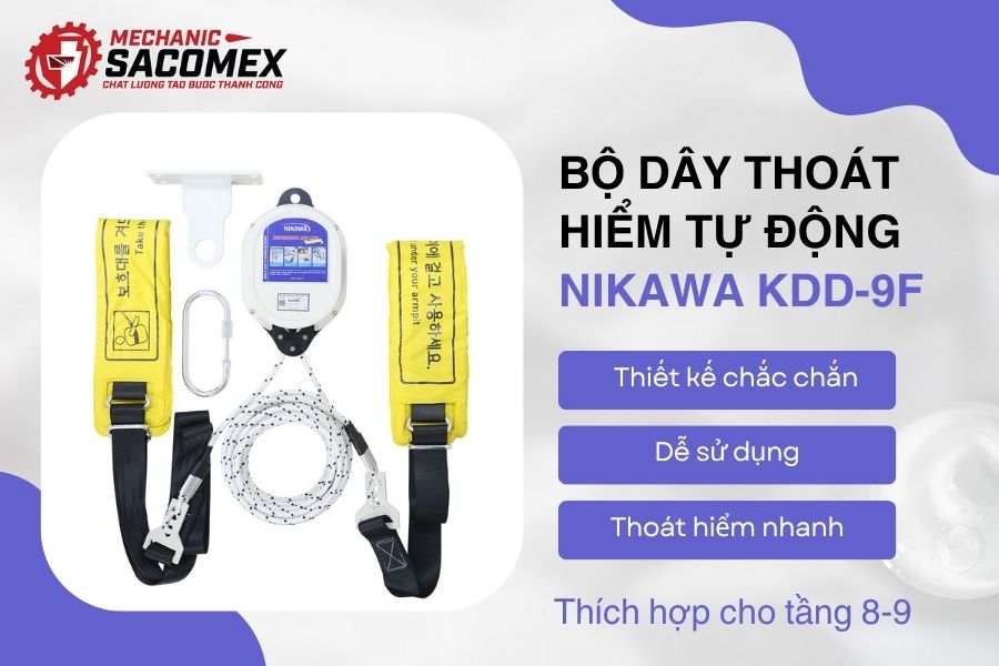 Hình ảnh về bộ dây thoát hiểm tự động Nikawa KDD-9F