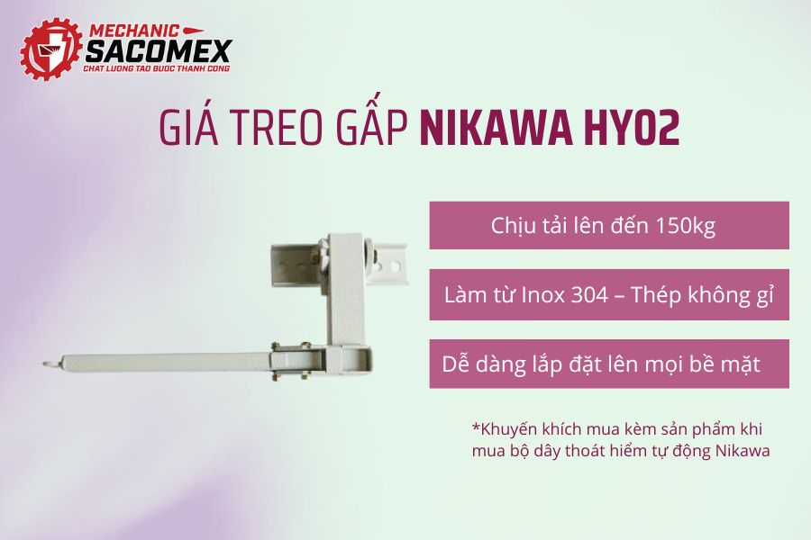 Hình ảnh về giá treo gấp Nikawa HY02