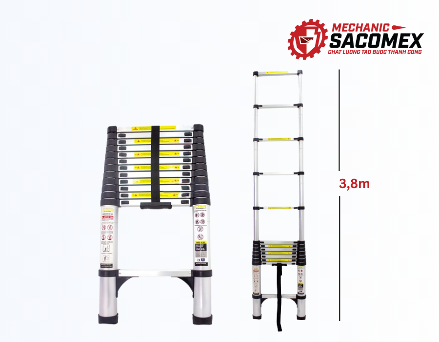 Điểm nổi bật của thang nhôm rút đơn Sumika Sk380