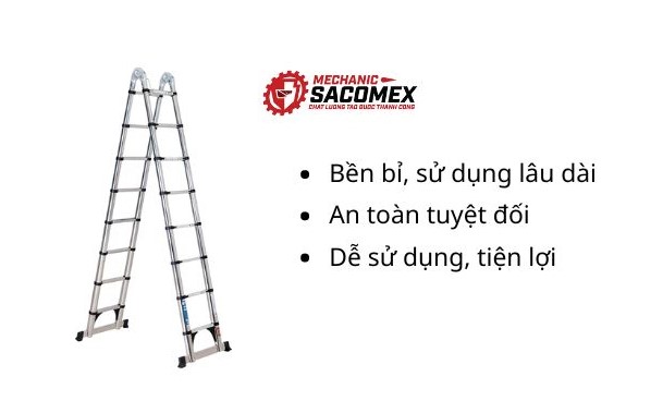 Lợi ích khi sử dụng thang inox chữ A từ các thương hiệu uy tín