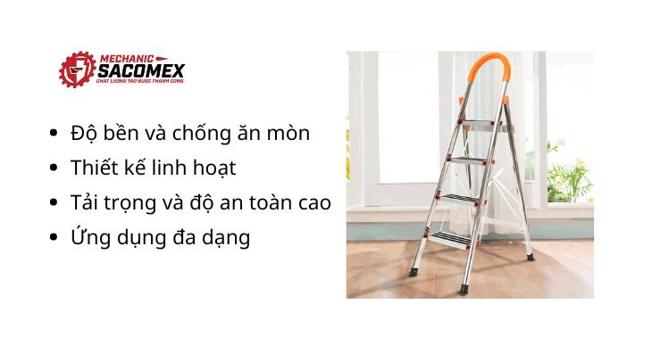 Lý do nên chọn thang xếp inox 304