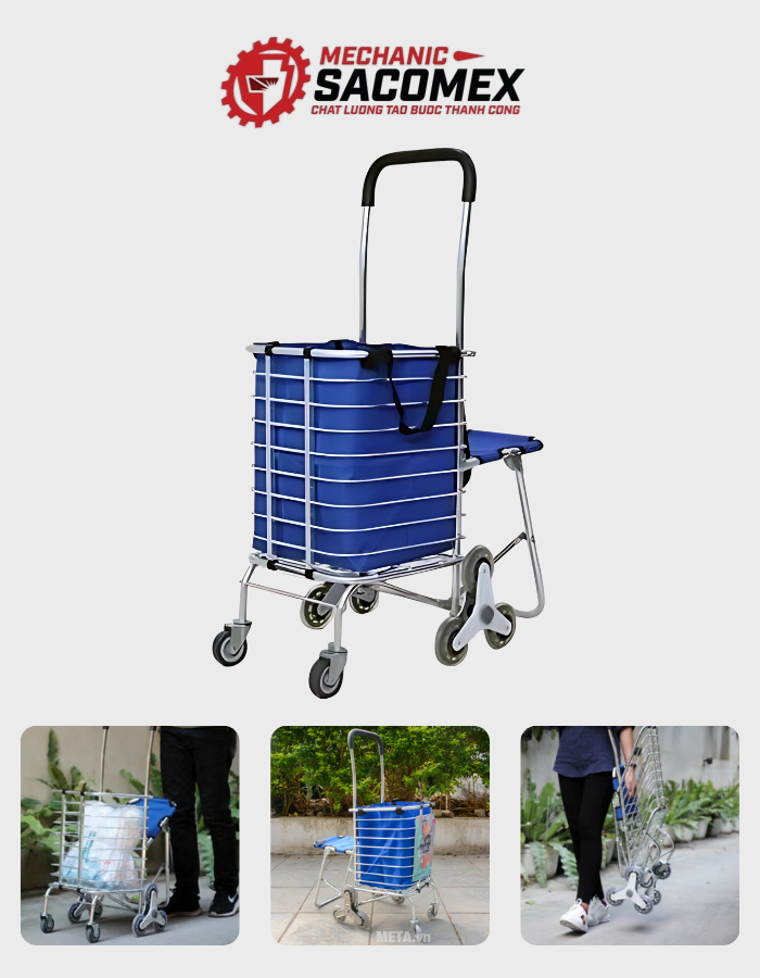 Ưu điểm nổi bật của xe kéo đi chợ rút gọn Advindeq TL-90CN