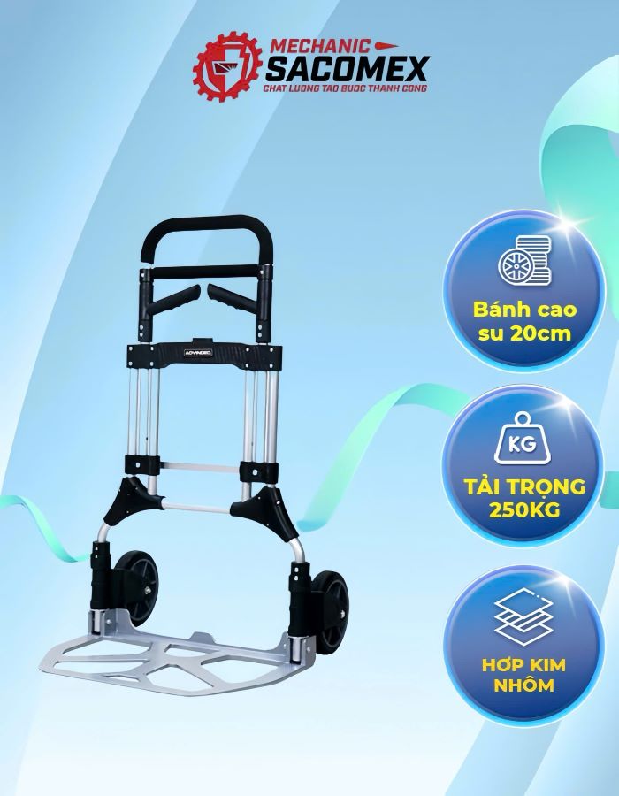 Ưu điểm nổi bật của xe đẩy hàng 2 bánh rút gọn Advindeq TL-A250