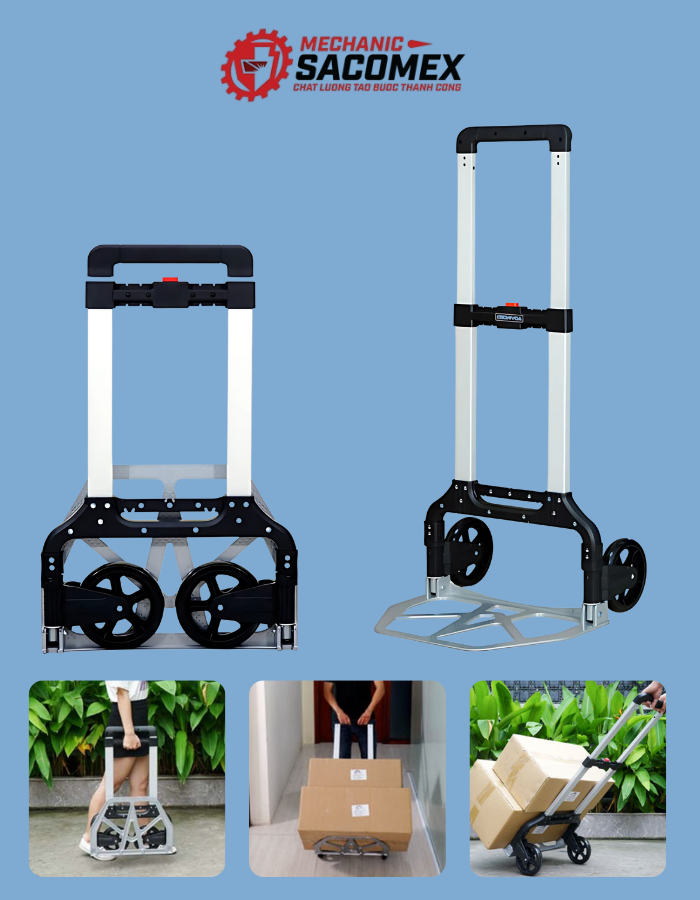 Ưu điểm nổi bật của xe đẩy hàng 2 bánh rút gọn Advindeq TL-Z160Ưu điểm nổi bật của xe đẩy hàng 2 bánh rút gọn Advindeq TL-Z160