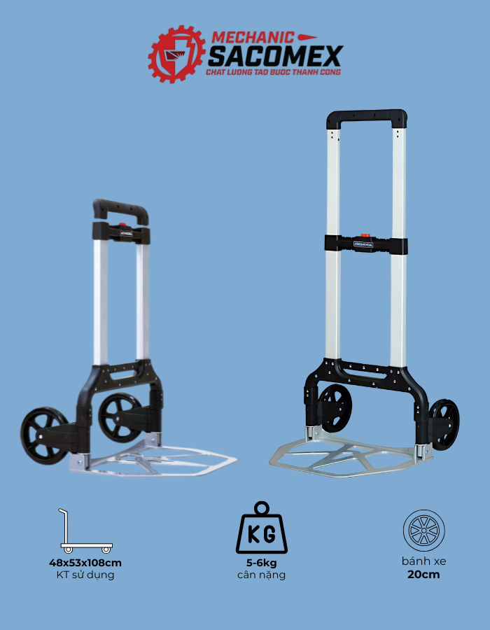 Lưu ý khi sử dụng xe đẩy hàng 2 bánh rút gọn Advindeq TL-Z160 