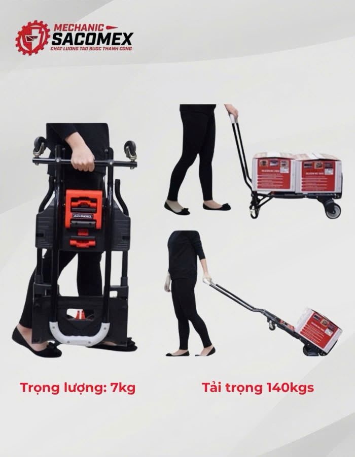Lưu ý khi sử dụng xe đẩy hàng đa năng Advindeq HT-120