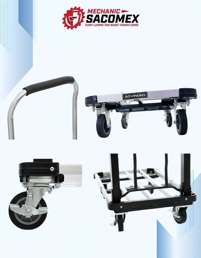 Đặc điểm nổi bật của xe đẩy hàng đa năng Advindeq HT-150A