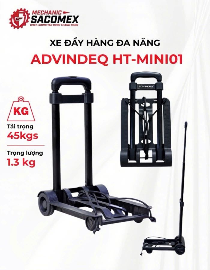 Giới thiệu chung xe đẩy hàng đa năng Advindeq HT-MINI01