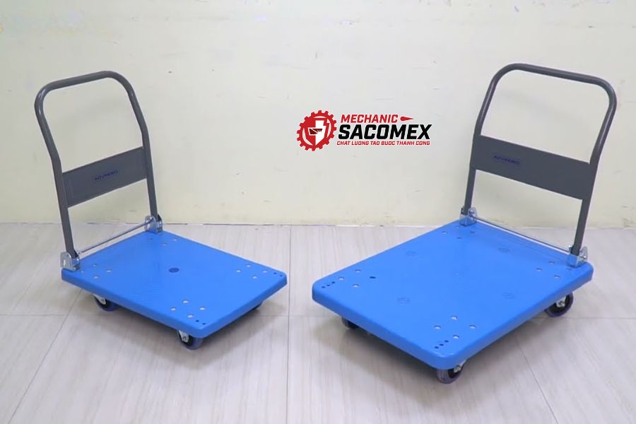 Hướng dẫn sử dụng xe đẩy hàng 4 bánh Advindeq PT-300 an toàn 