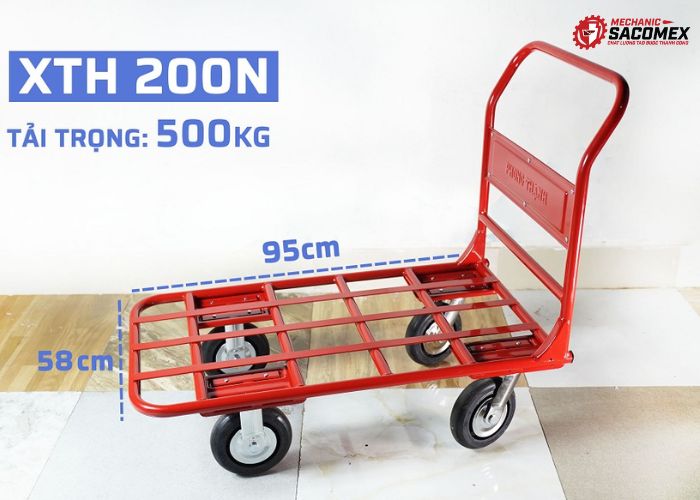 Giới thiệu về xe đẩy hàng 4 bánh Phong Thạnh XTH200N