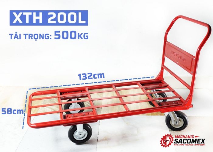 Giới thiệu về xe đẩy hàng 4 bánh Phong Thạnh XTH200L