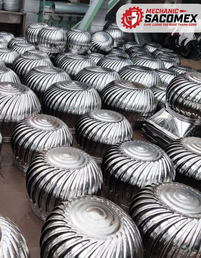 Ứng dụng thực tế của quả cầu thông gió Inox 304 STG-500I (Φ500)